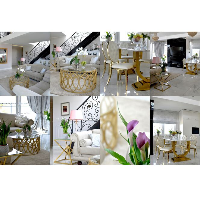 MODERN DESIGN AND ORIGINAL COMBINATION IN A GLAMOR INTERIOR