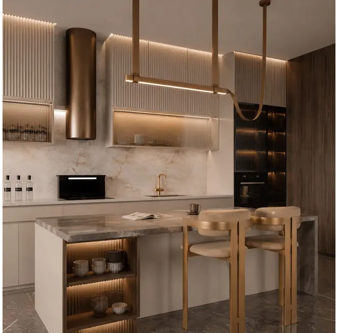 MODERN KITCHEN REFINED GLASS