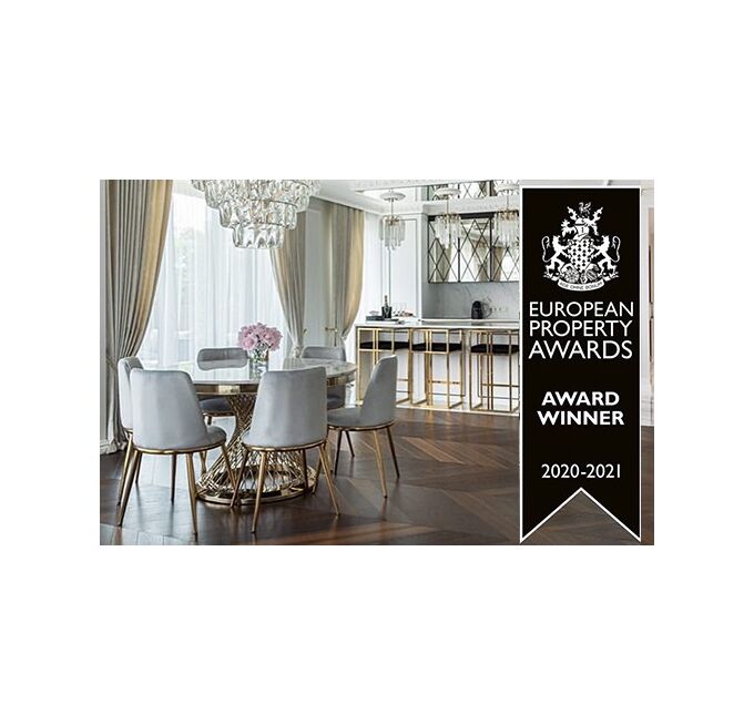 The apartment with our furniture and lighting won the prestigious award !