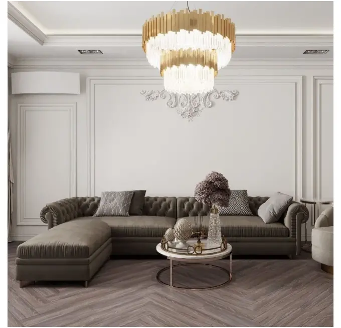 The color of the year 2025 in glamorous interiors