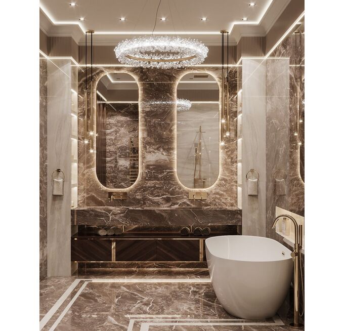 How to Design Bathroom Lighting? Elegant Bathroom Lamps