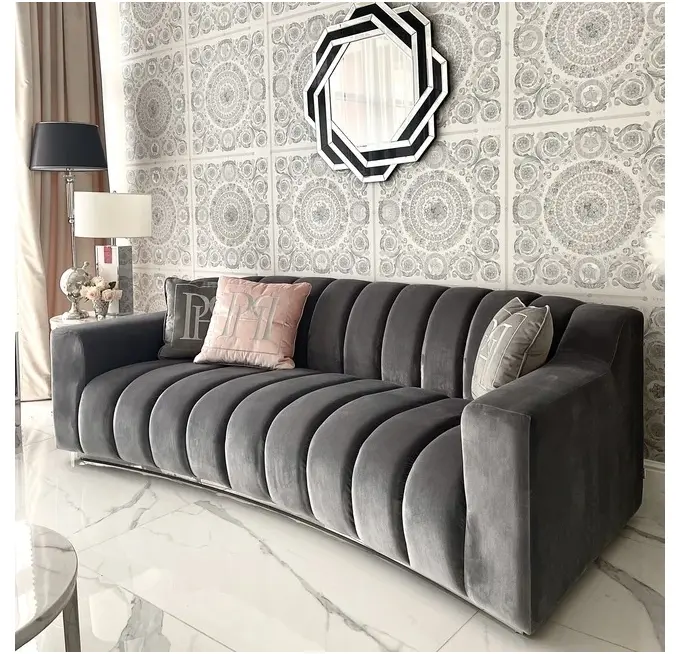 Which upholstery material should you choose? Elegant, glamorous sofas