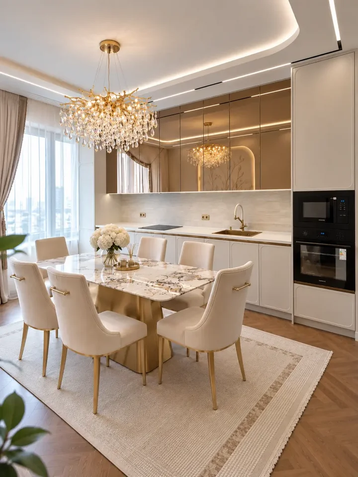 Ekskluzywne Krzesło NAOMI – Nowoczesny Włoski Design w wyrafinowanej formie- Primavera Home w aranżacji nowoczesnego wnętrza, doskonałe do przestrzeni życiowej.
