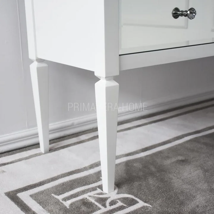 komoda rtv glamour drewniana lustrzana