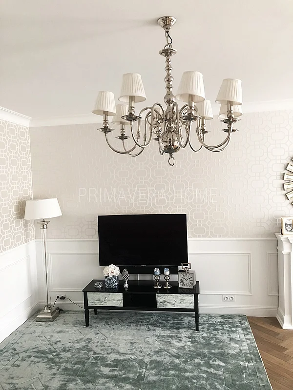 komoda rtv glamour drewniana lustrzana