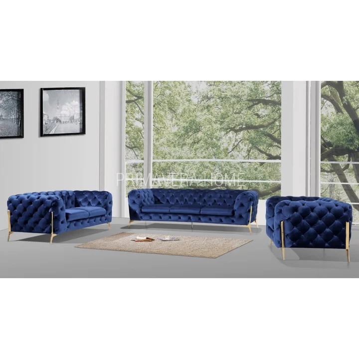 fotel glamour stalowe nogi