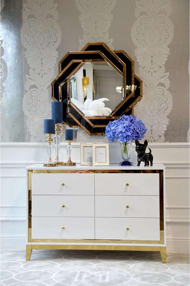 komoda glamour lakierowana nowoczesna