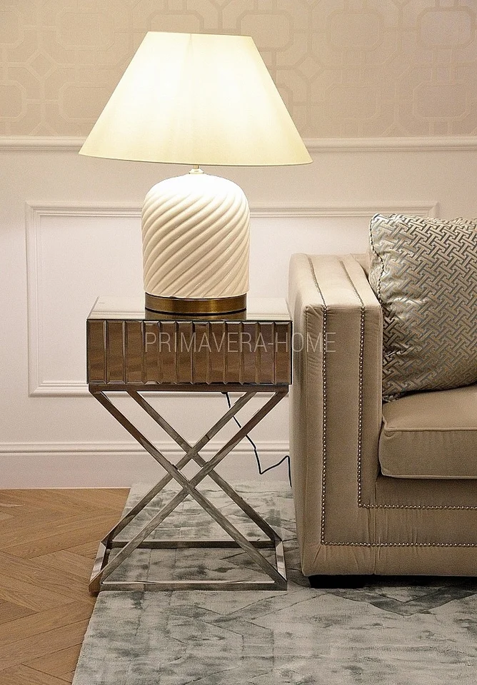 sofa narożna glamour tapicerowana