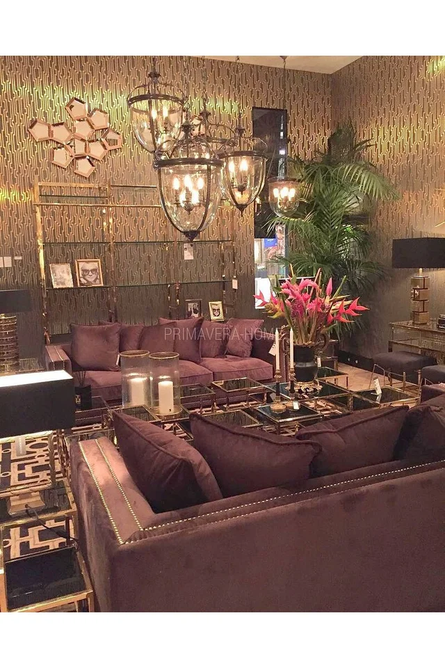 sofa glamour tapicerowana