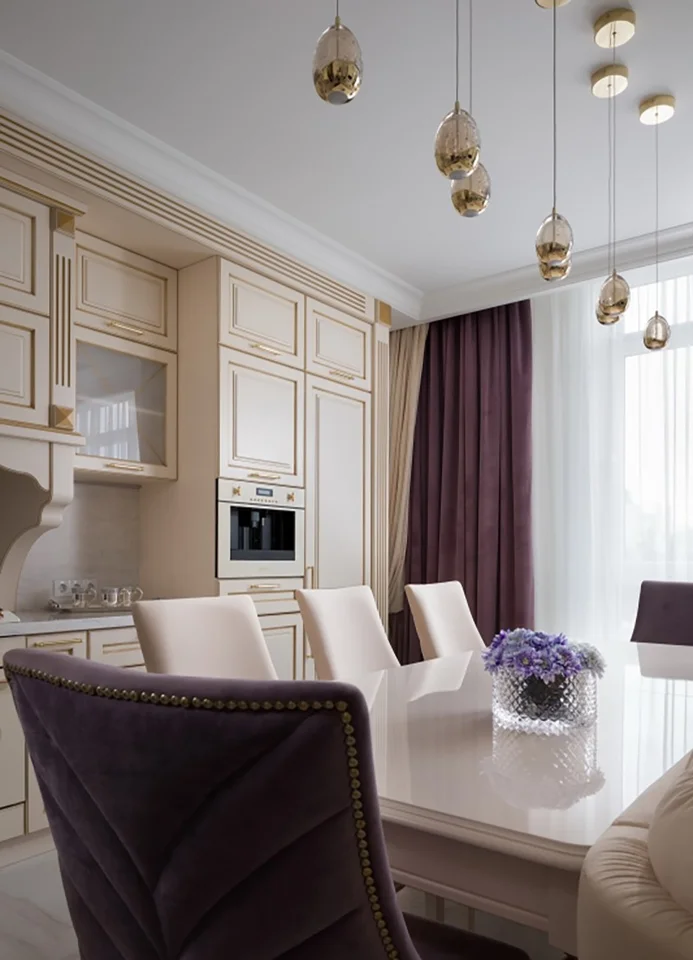 Stół glamour wysoki połysk złoty