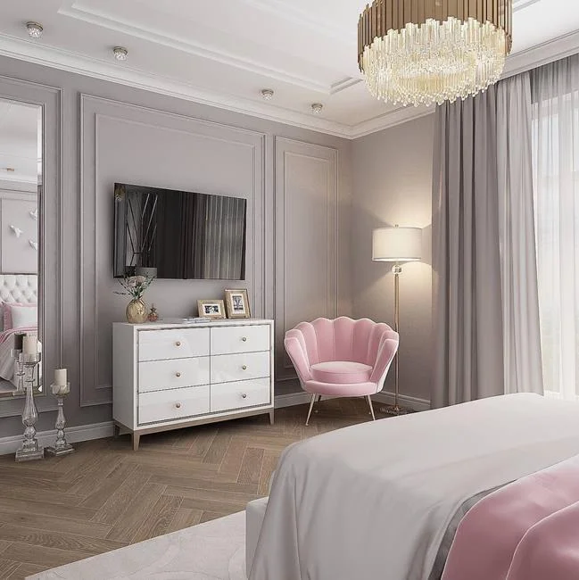 komoda glamour na stalowych nogach
