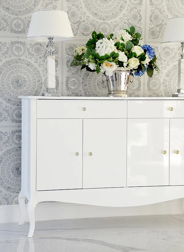 komoda glamour nogięte stylowa