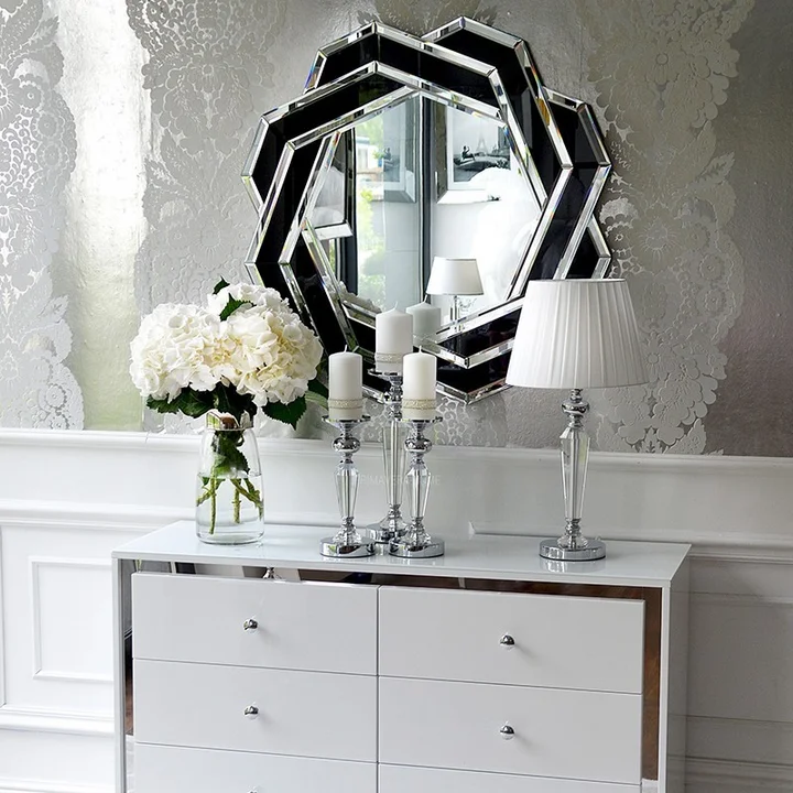 Lampa stołowa glamour