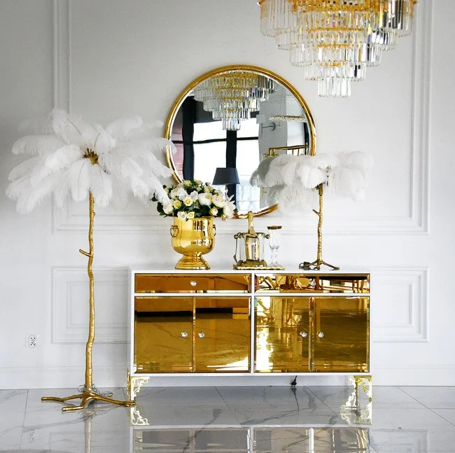 komoda glamour złota