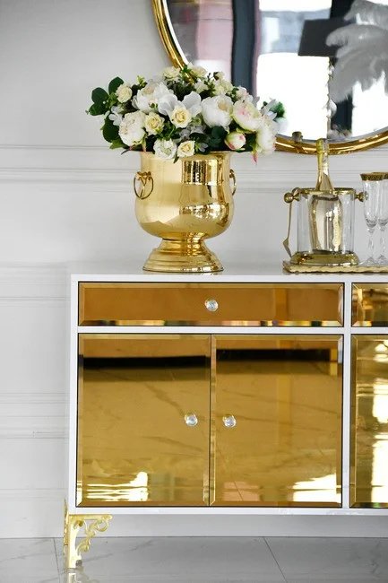 komoda glamour gałki kryształowe