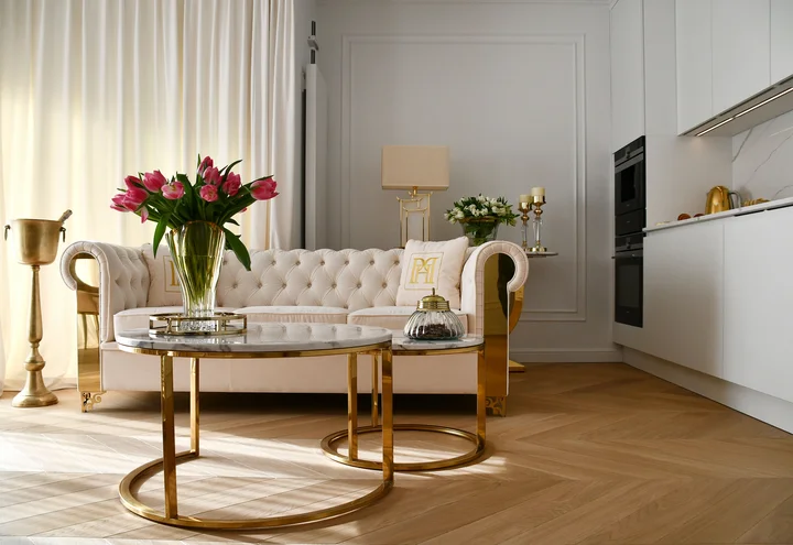 sofa glamour klasyczna