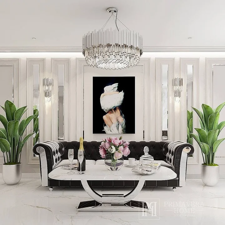 Stolik kawowy glamour do salonu