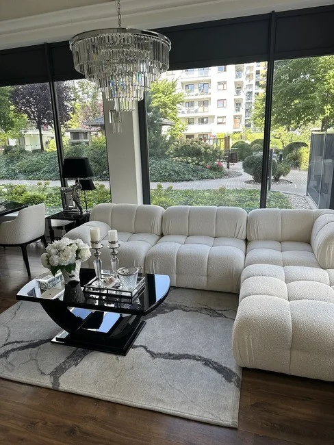 Nowczesny salon glamour