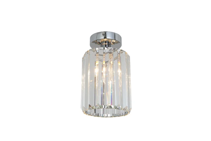 Nowoczesna lampa sufitowa designerska Stars S – srebrne oświetlenie