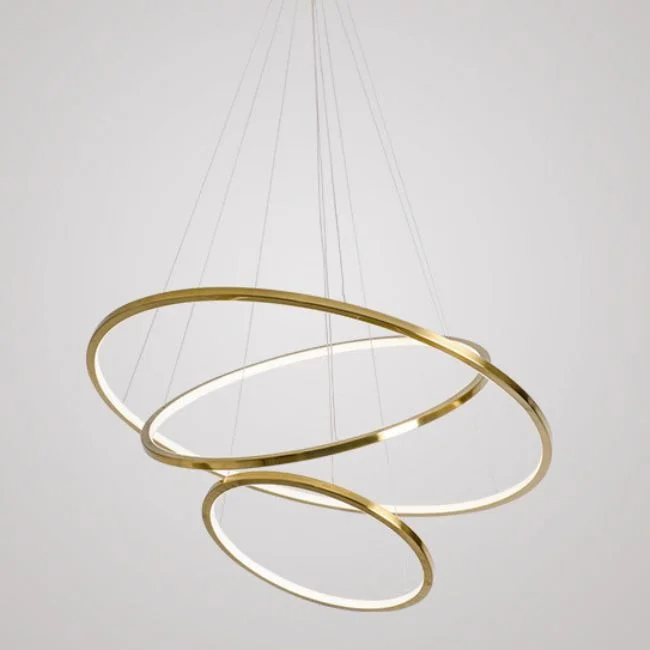 Nowoczesna lampa sufitowa RING