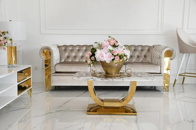 sofa glamour nowoczesna