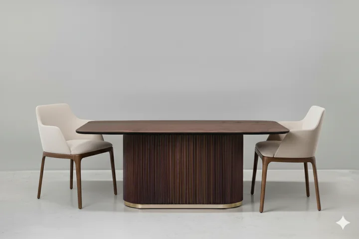 Designerski Stół Rozkładany Palermo – Drewniany Blat i Nowoczesna Podstawa