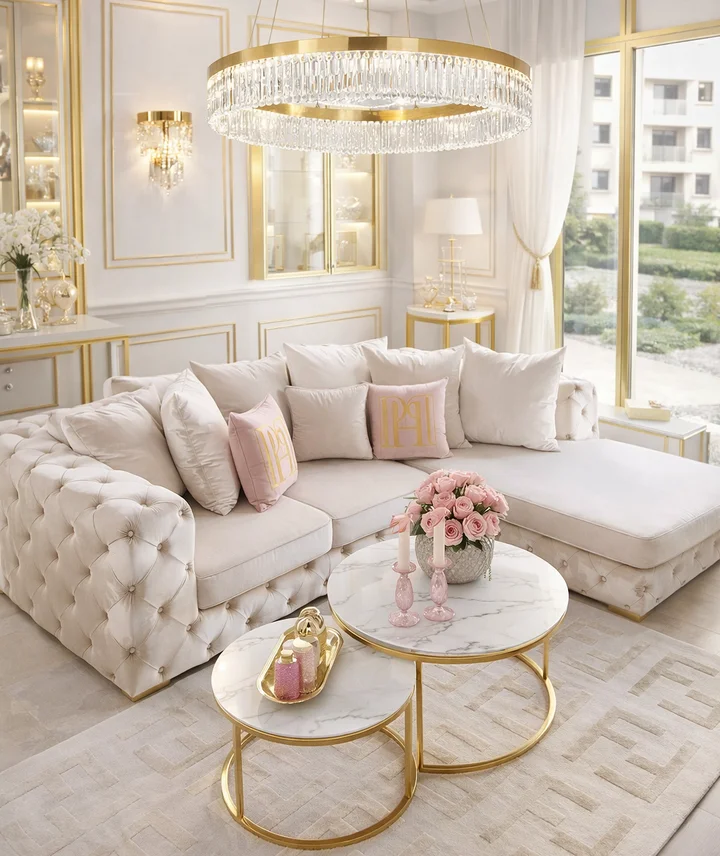sofa tapicerowana luksusowa glamour na zamówienie