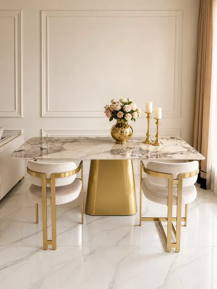 Stół w Stylu Włoskim BELISSIMA widok od góry. Meble na zamówienie dostępne w Primavera Home.