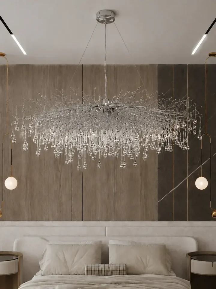 Lampa w nowoczesnym wnętrzu, która nadaje przestrzeni wyjątkowego stylu. Oświetlenie na zamówienie od Primavera Home.