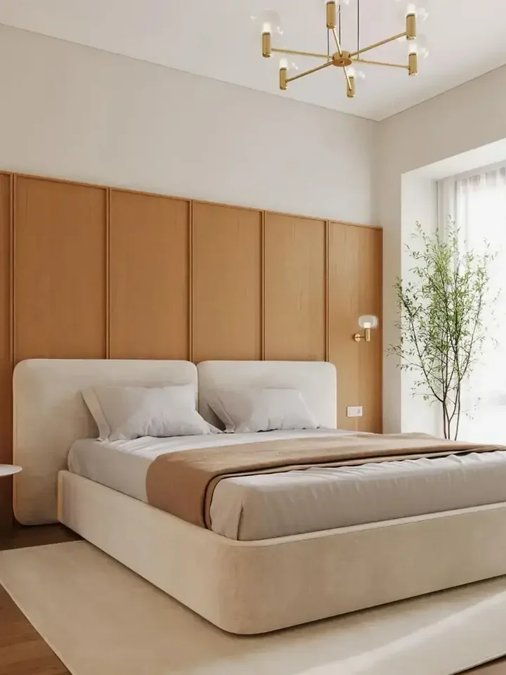 Cały zestaw mebli z łóżkiem SIENA– Tapicerowane z Designerskim Wezgłowiem, idealnie dopasowany do każdego wnętrza. Ekspozycja od Primavera Home.