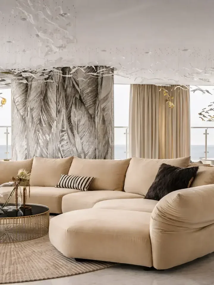 Designerska Sofa Modułowa Lilia Nowoczesna — aranżacja wnętrza. Primavera Home.