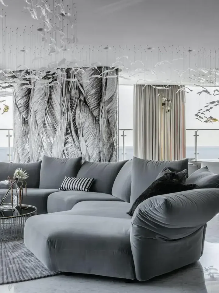 Designerska Sofa Modułowa Lilia Nowoczesna — aranżacja wnętrza. Primavera Home.