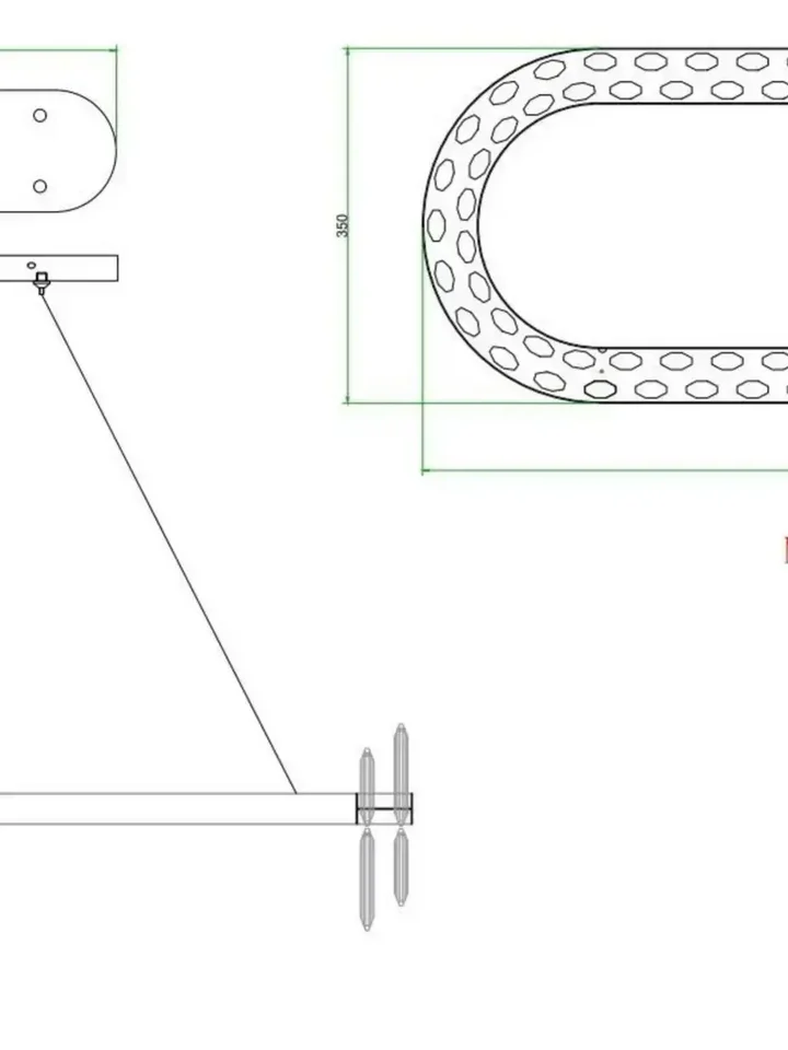 Żyrandol BULGARI L 100cm Złoty — aranżacja wnętrza. Primavera Home.