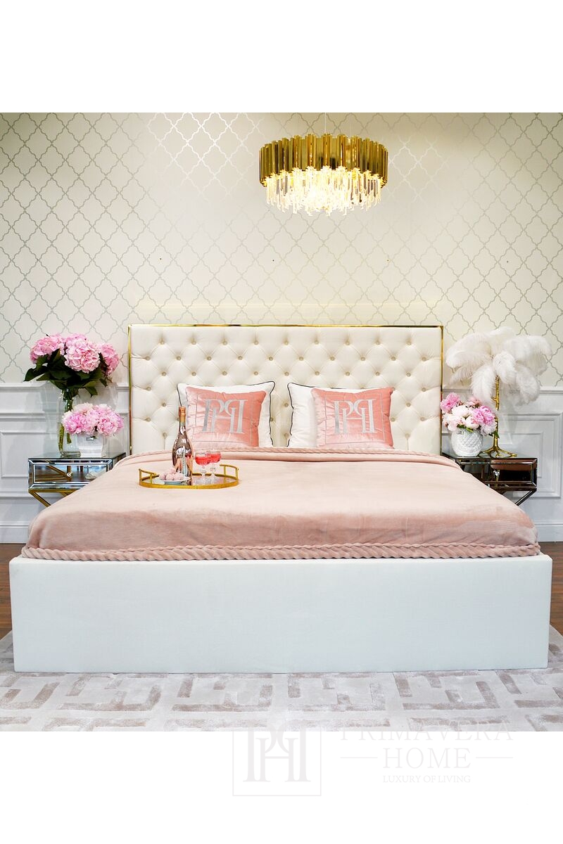 Elegantes Kissen, 50x50, Teddybärstoff, weiß, für das Schlafzimmer, das  Wohnzimmer - Primavera Home