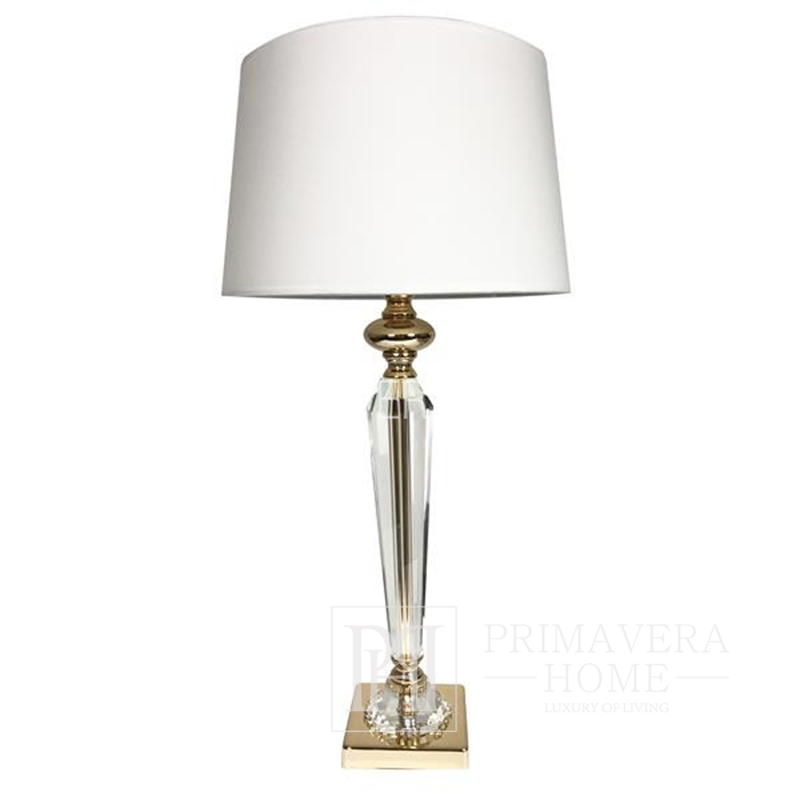 Table Lamp Trinity L Crystal 53cm Gold, Gold Floor Lamp And Matching Table
