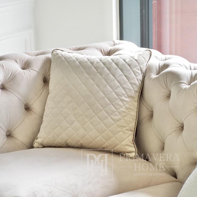 Ein stilvolles Kissen mit Rautenmuster für Wohnzimmer, Schlafzimmer -  Primavera Home
