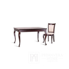 Classic wooden table with folding function Flora