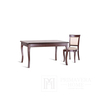 Classic wooden table with folding function Leslie