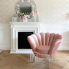 New York glamour armchair for hallway bedroom Rose SHELL
