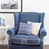 Upholstered armchair in English style, Hamptons BRISTOL