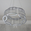 Majestic crystal chandelier M silver