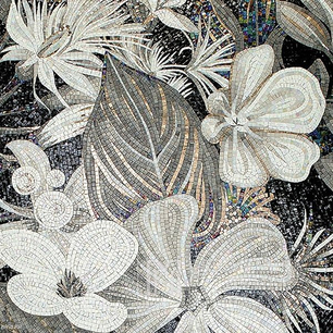 Obraz z Mozaiki szklanej FLOWER