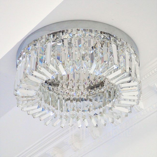 Ceiling lamp crystal modern glamor ceiling lamp STELLA silver New York style