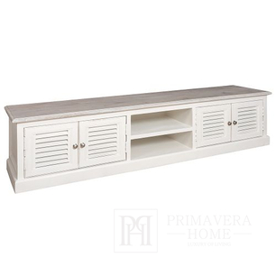 TV stand, TV chest of drawers, French style, antique white, HAMPTONS style