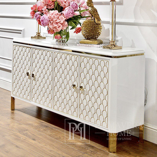 Luxurious, modern, ombré glamor chest of drawers to the GATSBY living room OUTLET