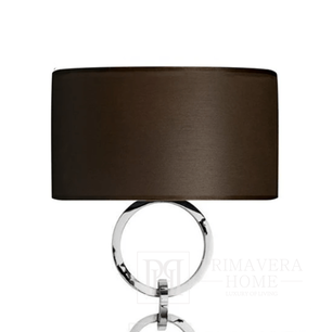 Black lampshade for a wall lamp, New York style, Hamptons Bond