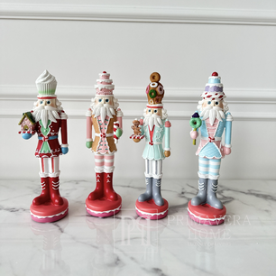 Set of four colorful nutcrackers 