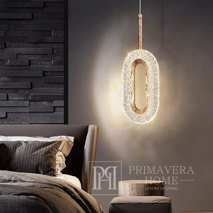 Modernus sietynas, spalvingas pakabinamas šviestuvas, auksinis, dizaineris, išskirtinis, vienvietis VALO SINGLE