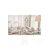 Klasikinis dygsniuotas chesterfield classic fotelis glamour stiliaus smėlio ir pilkos spalvos PAOLA 