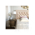 Lova Niujorko stiliaus glamour apmušta dygsniuota chesterfield pilka, balta lova MODERN